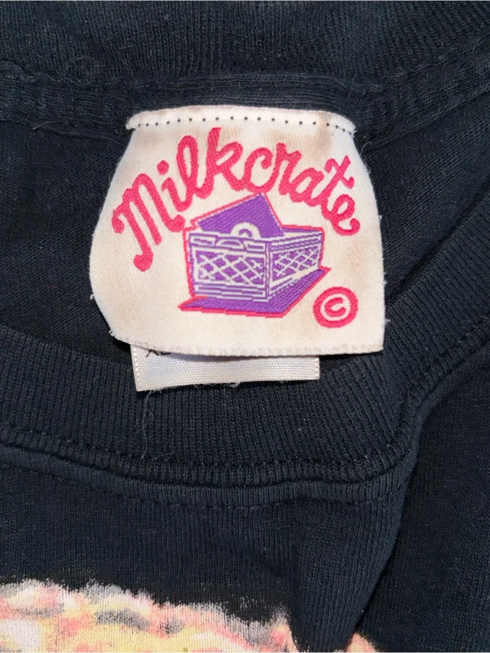 Graphic Black Tee - milkcrate